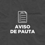 Aviso de pauta