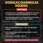 Doenças relacionadas às enchentes - Doenças diarreicas agudas